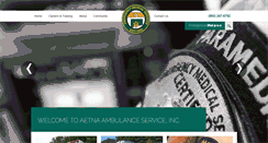 Desktop Screenshot of aetnaambulance.net